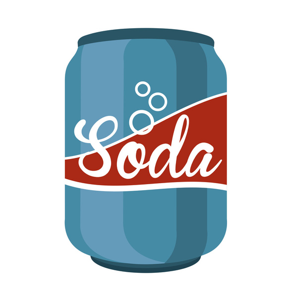 soda can drink icon - Vector, Image