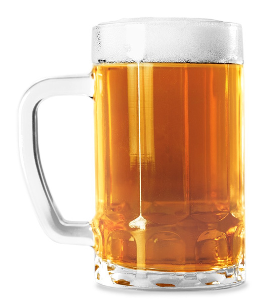 beer mug isolated on white - Foto, imagen