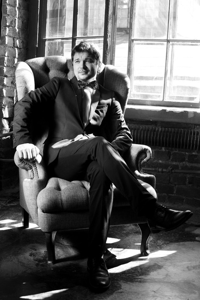 man in black suit - Valokuva, kuva