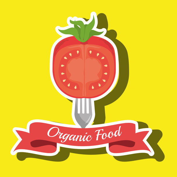 organic products farm fresh - Vektör, Görsel