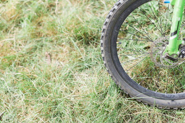 mountain bike outdoors lifestyle trail dirty wheel - Fotó, kép