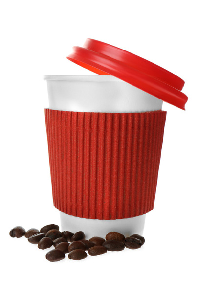 Бумажная чашка кофе  - Фото, изображение