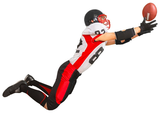 football Player with the ball - 写真・画像