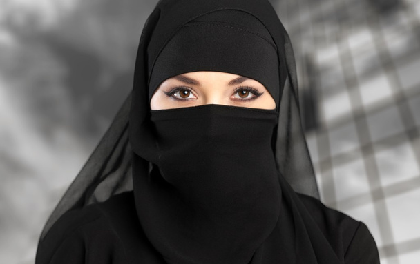 mysterious Arabian woman - Photo, Image