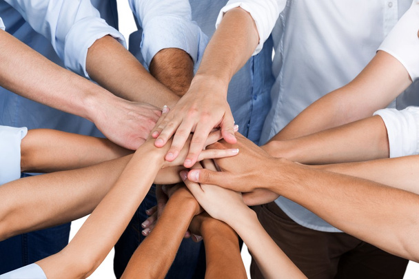 Handshake of many business people  - Foto, immagini