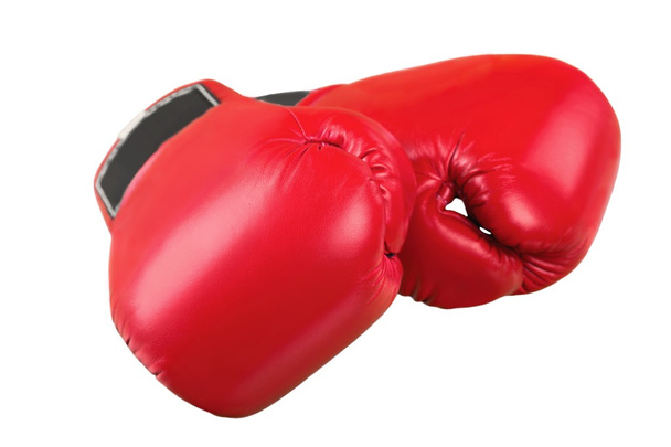 red boxing gloves  - Foto, afbeelding