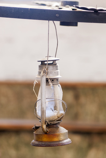 Oude lantaarn - Vintage Lamp - Manta - Ecuador - Foto, afbeelding