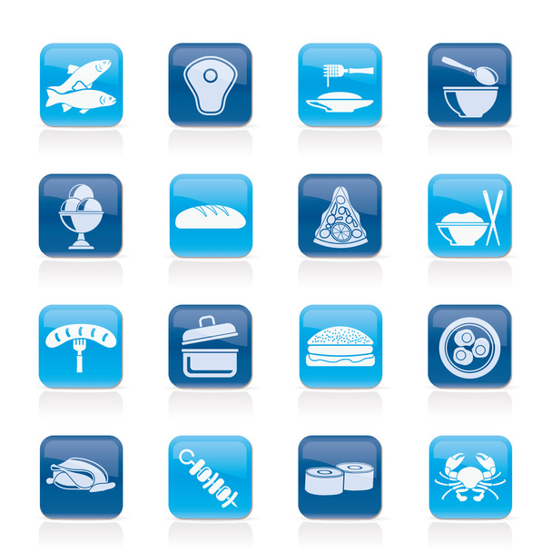 Different kind of food icons - Vector, afbeelding