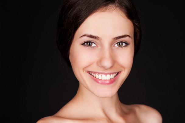 Woman with bright smile - Foto, afbeelding