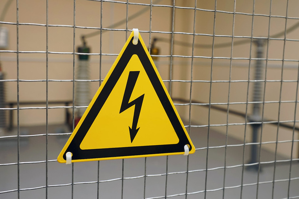 elektromos veszély jele - Fotó, kép