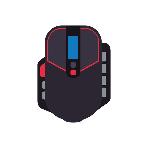 control mouse pixel video juego icono. Gráfico vectorial
 - Vector, Imagen
