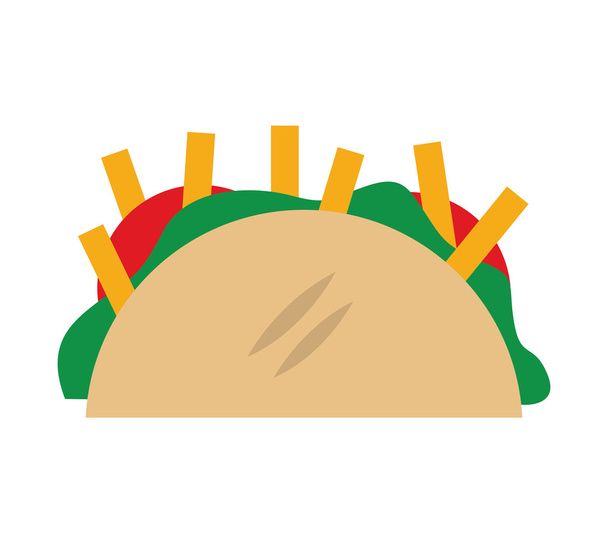 icône mexicaine taco alimentaire
 - Vecteur, image