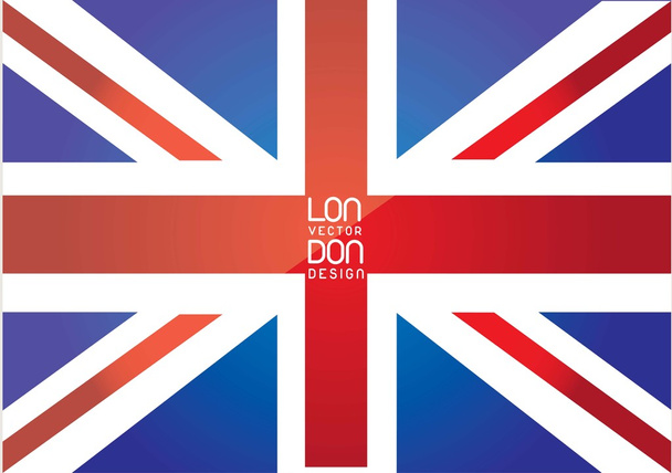 Flaga Londyn - Wektor, obraz