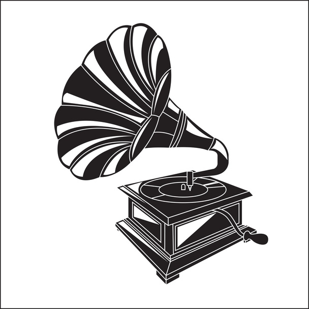 Gramophone - Vektor, Bild