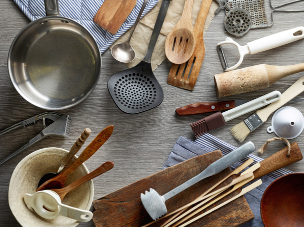 various kitchen utensils - Photo, Image