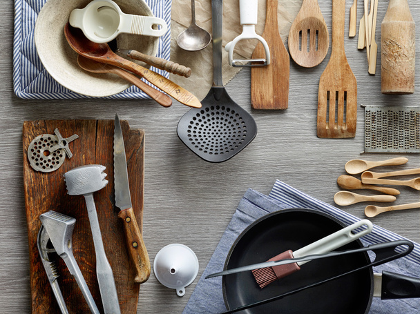 various kitchen utensils - Foto, Imagen