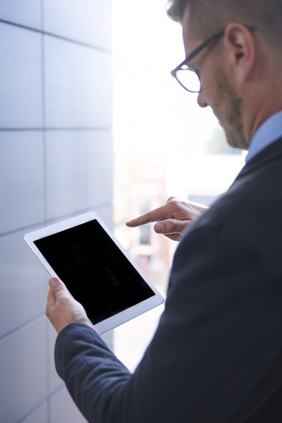 businessman using digital tablet  - Fotó, kép