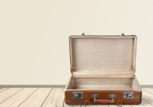 Vintage Suitcase  isolated - Foto, Imagen