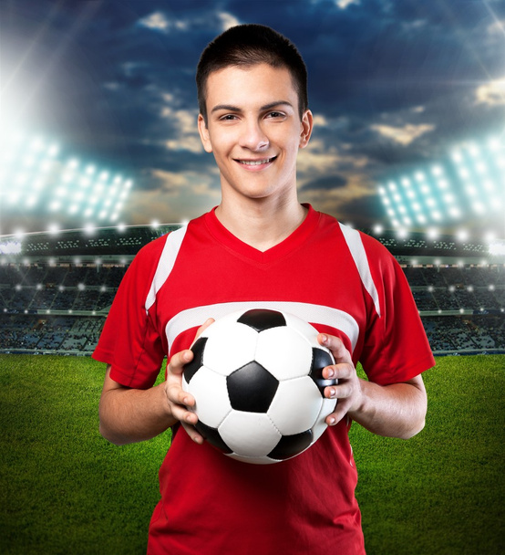 Young Male Soccer Player  - Фото, зображення