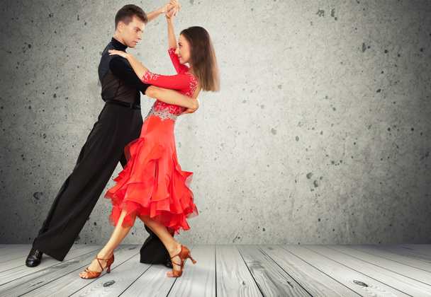 férfi és egy nő, Salsa tánc - Fotó, kép