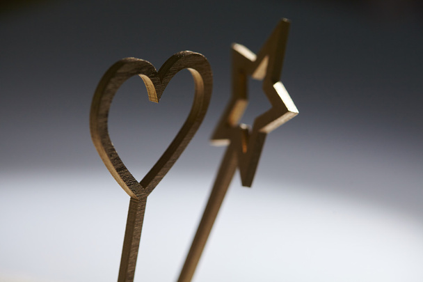 Kouzelná hůlka a srdce - Fotografie, Obrázek