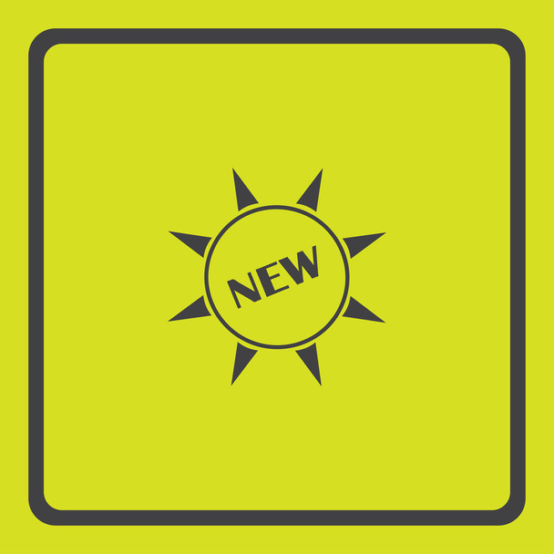 new sign web icon - Vector, Image