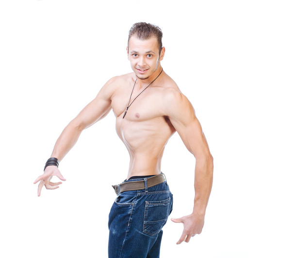 Young bodybuilder posing  - Foto, Imagen