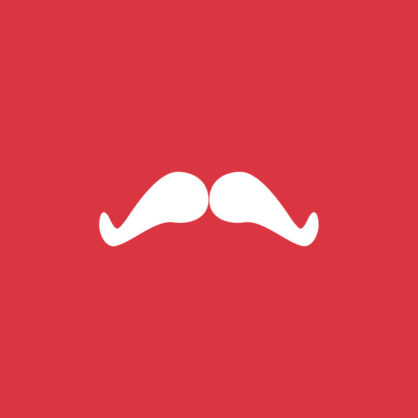 Retro mustache icon - Вектор, зображення
