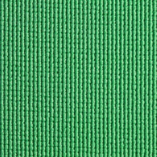 grüne Yogamatte Textur Hintergrund - Foto, Bild