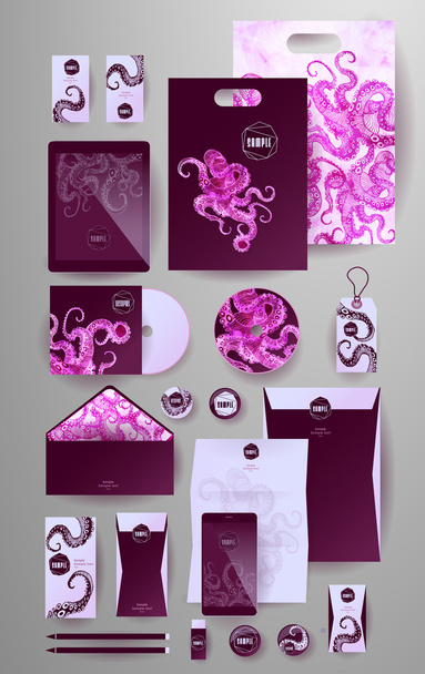 Abstract  business set. Corporate identity templates - Vector, imagen