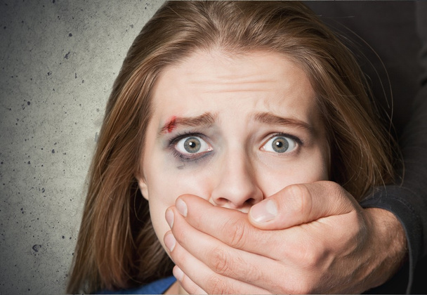 Woman victim of domestic violence  - Foto, imagen
