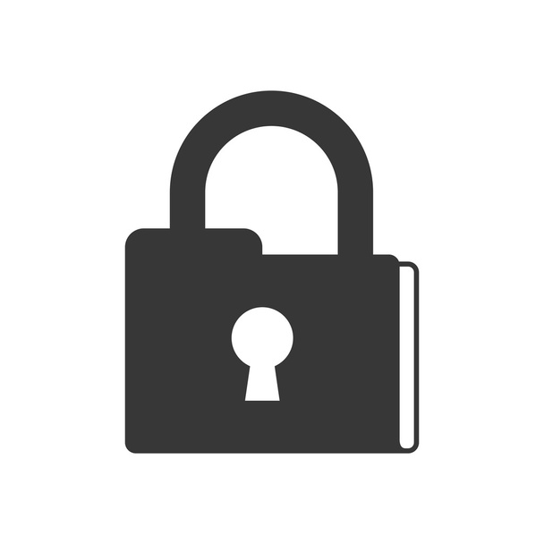 Icône de protection du système de fichiers Padlock. Graphique vectoriel
 - Vecteur, image