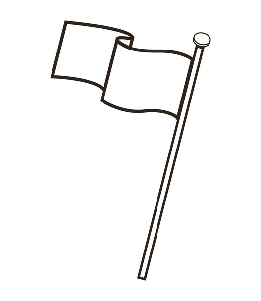 icône drapeau vide
 - Vecteur, image