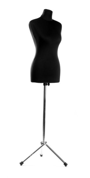 Empty black mannequin isolated on white - Foto, immagini