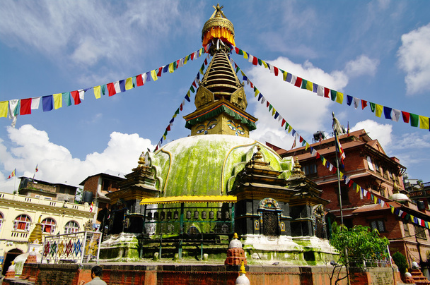 Stupa w kathmandu, nepal - Zdjęcie, obraz