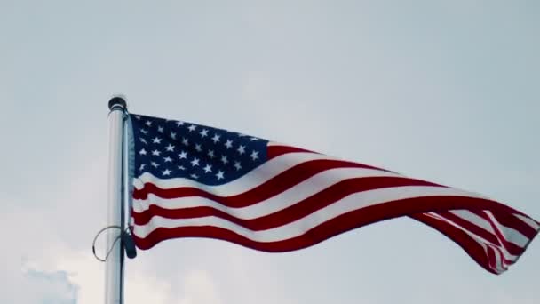 Vlajka Spojených států z stožár - Záběry, video