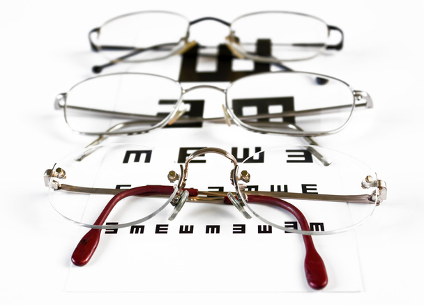 очки & глаз диаграммы - Фото, изображение