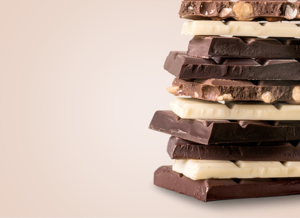 Delicious chocolates isolated - Фото, зображення