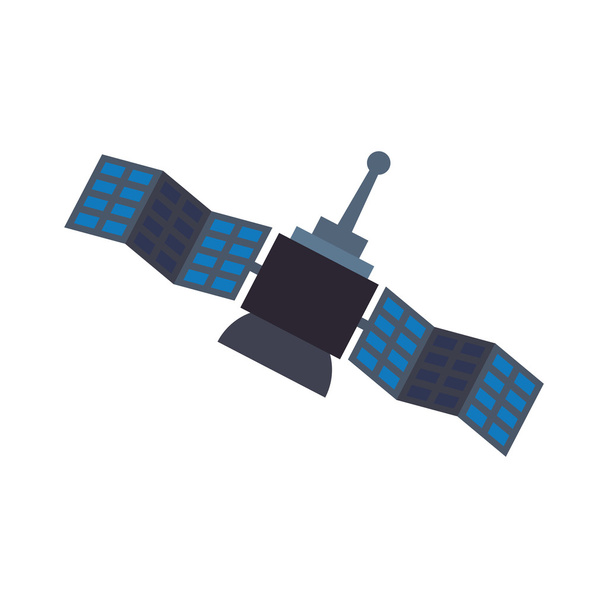 Satellite antenna science icon.  Vector graphic - Vector, Image