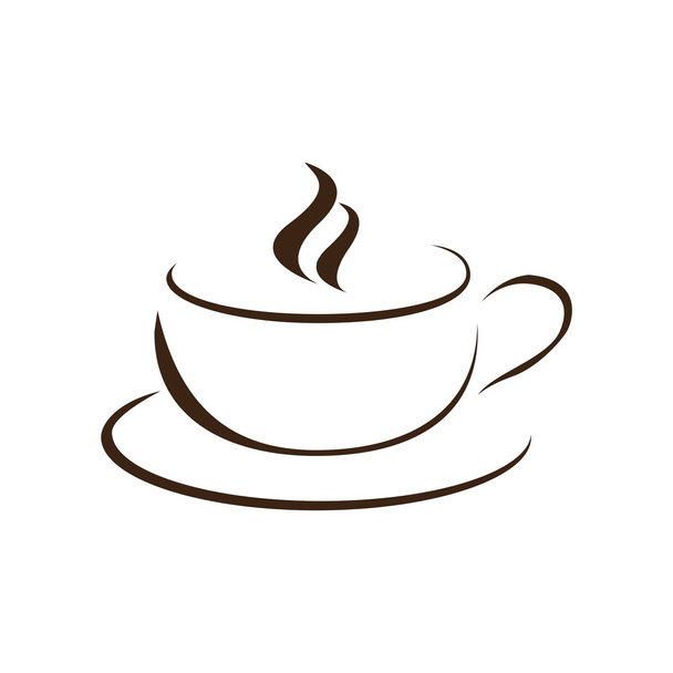 Вектор значка кофе
 - Вектор,изображение