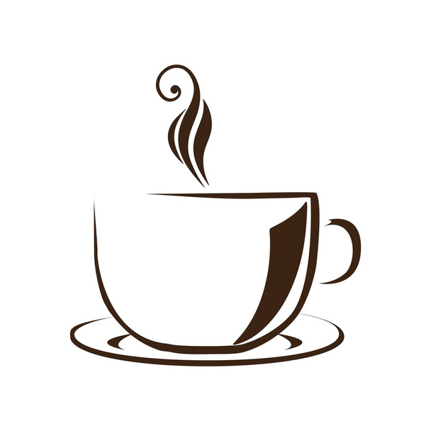 Kahve logo simge vektör - Vektör, Görsel