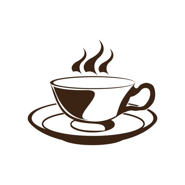 Вектор значка кофе
 - Вектор,изображение