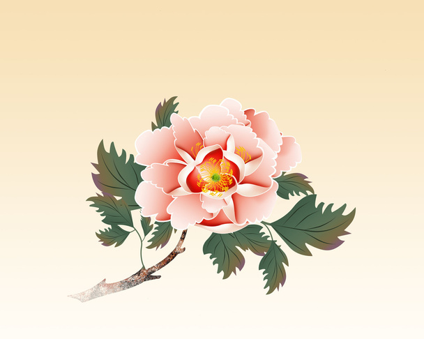 Vector illustration of rose . - Vector, imagen