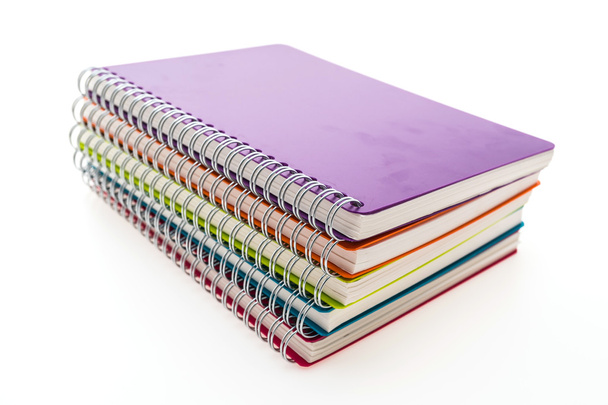 Cuaderno en blanco colorido
 - Foto, Imagen
