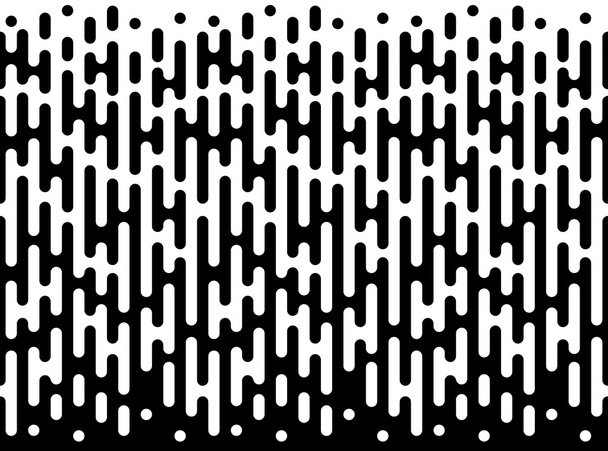 Abstrakcja geometryczna hipster czarno-biały wzór Poduszka moda - Wektor, obraz