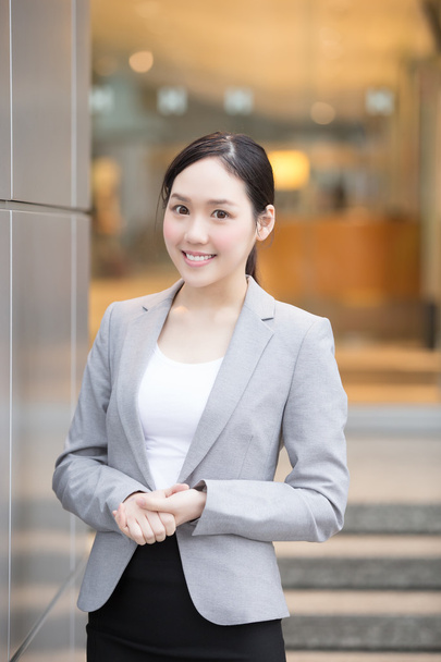 asian businesswoman smiling - Фото, изображение