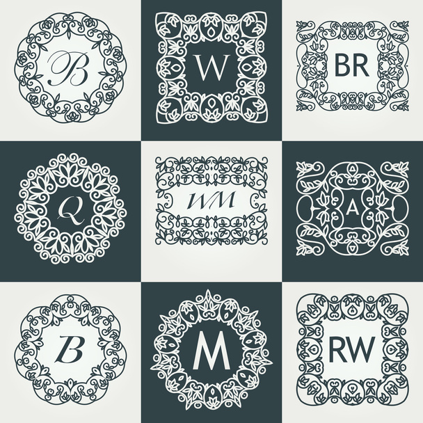Set of Luxury Logos  - Vector, imagen