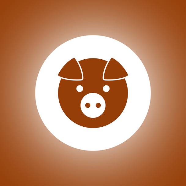 Icona di maiale. Illustrazione concettuale vettoriale per il design
 - Vettoriali, immagini