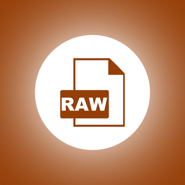 Icône RAW. Illustration vectorielle de concept pour le design
 - Vecteur, image