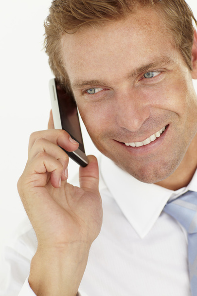 Businessman talking on phone - Zdjęcie, obraz